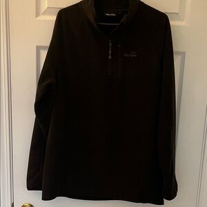 Peter Storm men’s black 1/4 zip sweater.